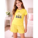PIJAMA JUNIOR NIÑA REF 31G-P001 AMARILLA