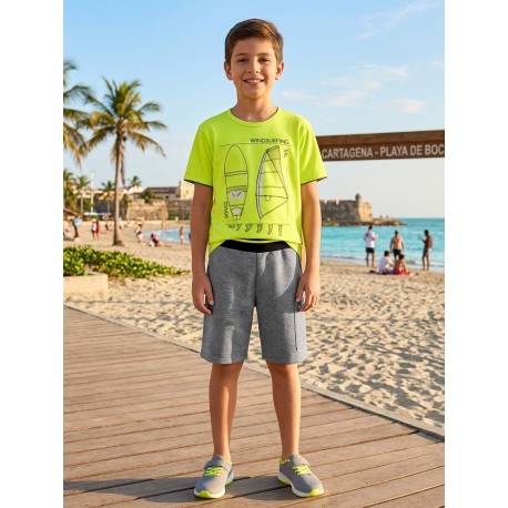 CONJUNTO KYLY NIÑO REF 112210 VERDE LIMA