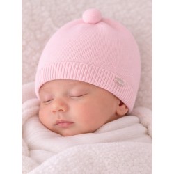 GORRO TRICOT NIÑA REF 9671 ROSA BABY