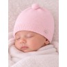 GORRO TRICOT NIÑA REF 9671 ROSA BABY