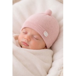 MAYORAL GORRO TRICOT RECIÉN NACIDA NIÑA REF 9484 ROSA