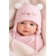 LOSAN GORRO NIÑA REF 12W-A001 ROSA PASTEL