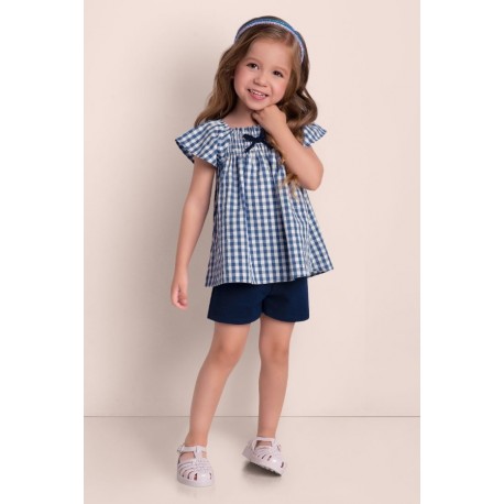 CONJUNTO MILON NIÑA REF 14047 AZUL