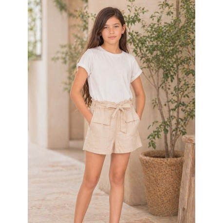SHORT NIÑA REF 5133 BEIGE