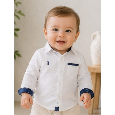 MAYORAL CAMISA BABY REF 2145 BLANCO