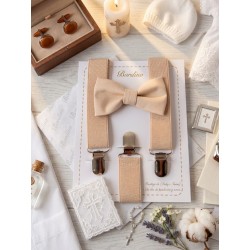 SET DE TIRANTAS BORDINO REF 1163 BEIGE