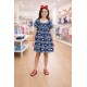 VESTIDO MILON NIÑA REF 15004 MARINO