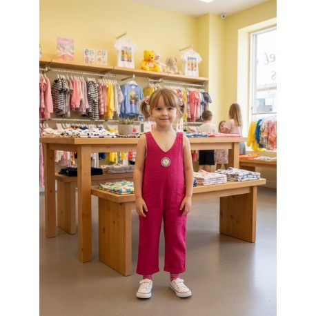 ENTERIZO NIÑA REF 316-7024 FUCSIA