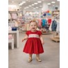 VESTIDO NIÑA REF 6202 ROJO