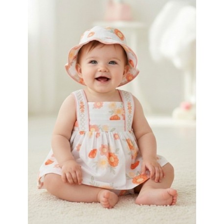 VESTIDO BORDINO REF 6289 NARANJA