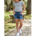 SHORT REF 216-6653 DENIM MEDIO