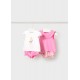 CONJUNTO X4 PIEZAS NIÑA REF 1642 CHICLE