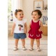 CONJUNTO X4 PIEZAS NIÑA REF 1643 ROJO