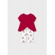 CONJUNTO X4 PIEZAS NIÑA REF 1736 ROJO