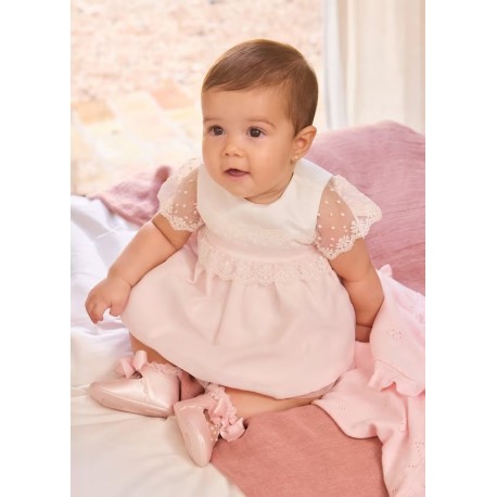 VESTIDO MAYORAL NIÑA REF 1883 ROSADO