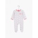 PIJAMA NIÑA ESTAMPADO DE FLORES LOSAN REF 018-P002AL