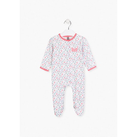 PIJAMA NIÑA ESTAMPADO DE FLORES LOSAN REF 018-P002AL