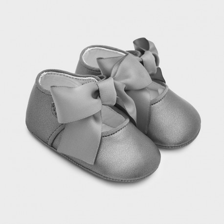 ZAPATOS PLATEADO  MERCEDITA NIÑA BABY MAYORAL REF 9340