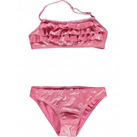 BIKINI CON ESTAMPADO BRILLANTE JUNIOR LOSAN REF 014-4006AL