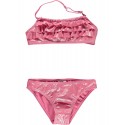 BIKINI CON ESTAMPADO BRILLANTE JUNIOR LOSAN REF 014-4006AL FUCSIA