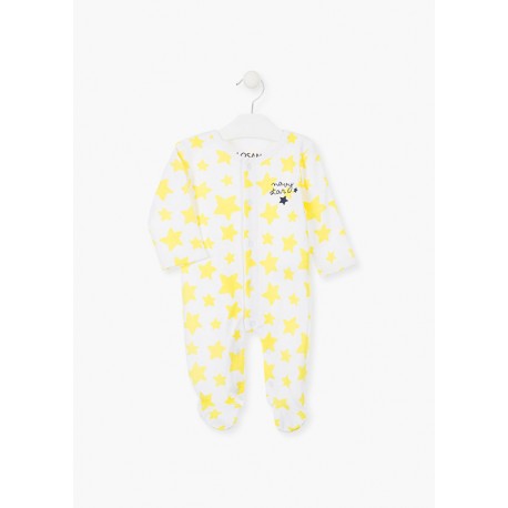 PIJAMA UNISEX  BABY LOSAN 01V-P005AL ESTRELLITAS