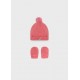 SET GORRO OREJITAS Y MANOPLAS MAYORAL REF 9438 BLOSSOM