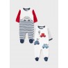 SET X2 PIJAMAS ROJO RECIEN NACIDO MAYORAL REF 2685