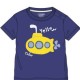 CAMISETA AZUL CON PARCHES BABY NIÑO LOSAN REF 117-1204AL
