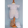BORDINO CONJUNTO NIÑO REF 1107 BLANCO