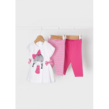CONJUNTO LEGGINGS NIÑA BABY ROSADO MAYORAL 1721