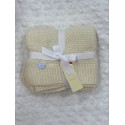 MANTA ZY TRICOTOSA REF 12V-A701ZY BEIGE