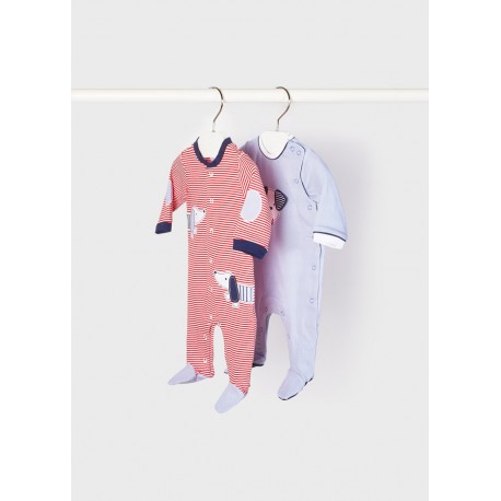 MAYORAL SET X 2 PIJAMAS IÑO REF 1634 RED
