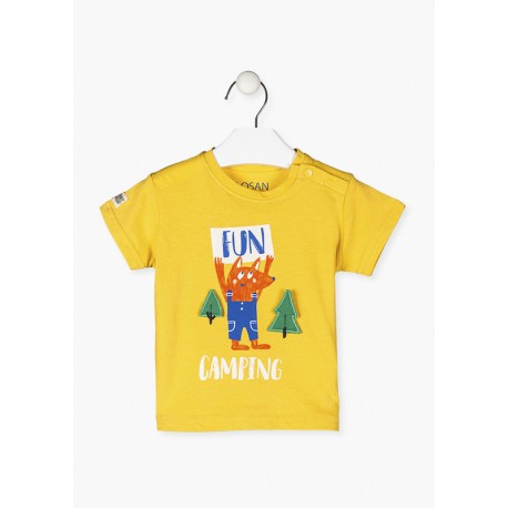 LOSAN CAMISETA REF 117-1005AL MOSTAZA