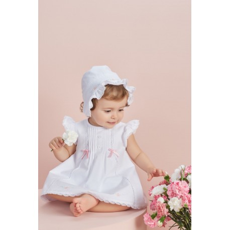 BORDINO VESTIDO REF 5765 BLANCO