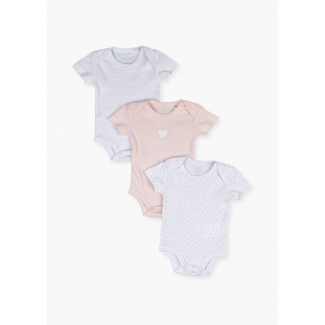 LOSAN PACK X3 BODYS REF 21W-R002AL ROSADO