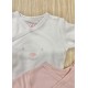 LOSAN PACKX2 BODYS NIÑA REF 21V-R001AL ROSADO