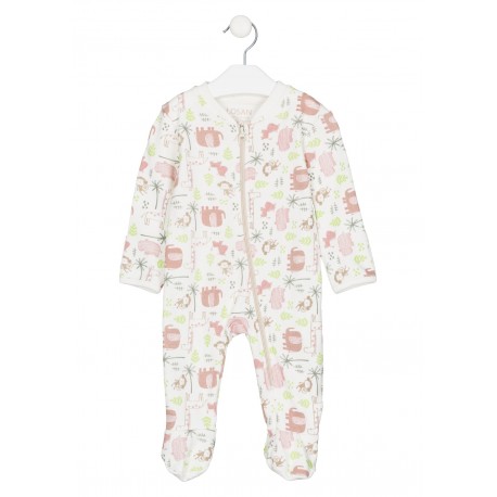 LOSAN PIJAMA NIÑA REF 21W-P005AL ROSA PALO CLARO