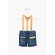 BERMUDA CON CARGERAS LOSAN BABY REF 217-9006 DENIM