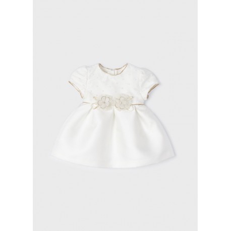 VESTIDO BABY NIÑA REF 2820 CRUDO