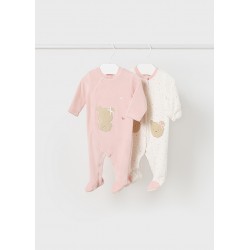 SET X2 PELELES REF 2613 ROSA BABY