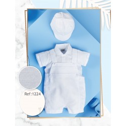 CONJUNTO NIÑO REF 1224 BLANCO