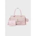 BOLSO MATERNO GRABADO MAYORAL REF 19900 ROSA