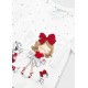 CAMISETA NIÑA REF 1004 BLANCO-ROJO