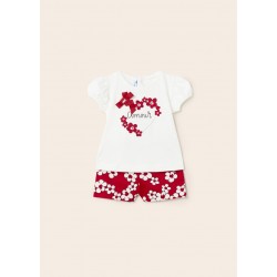 CONJUNTO BABY NIÑA REF 1282 ROJO