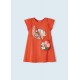 VESTIDO MINI NIÑA REF 3947 NARANJA