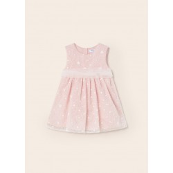 VESTIDO BABY NIÑA REF 1948 ROSA
