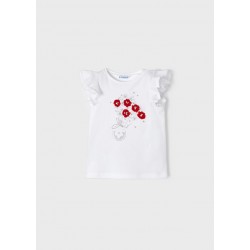 CAMISETA NIÑA REF 3054 BLANCO
