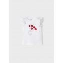 CAMISETA NIÑA REF 3054 BLANCO