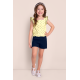 CONJUNTO MILON NIÑA REF 14099 AMARILLO