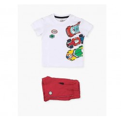 CONJUNTO BABY NIÑO REF 217-8009AL BLANCO